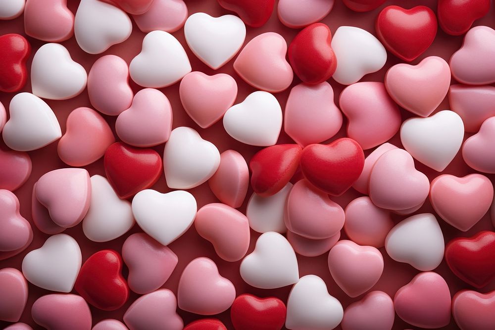 Heart-shaped candies hearts candy valentine's.