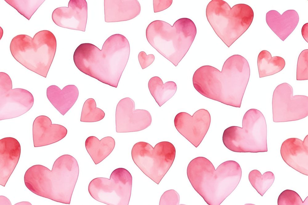 Hearts background pattern pink.