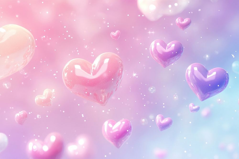 Illustration background floating pastel.