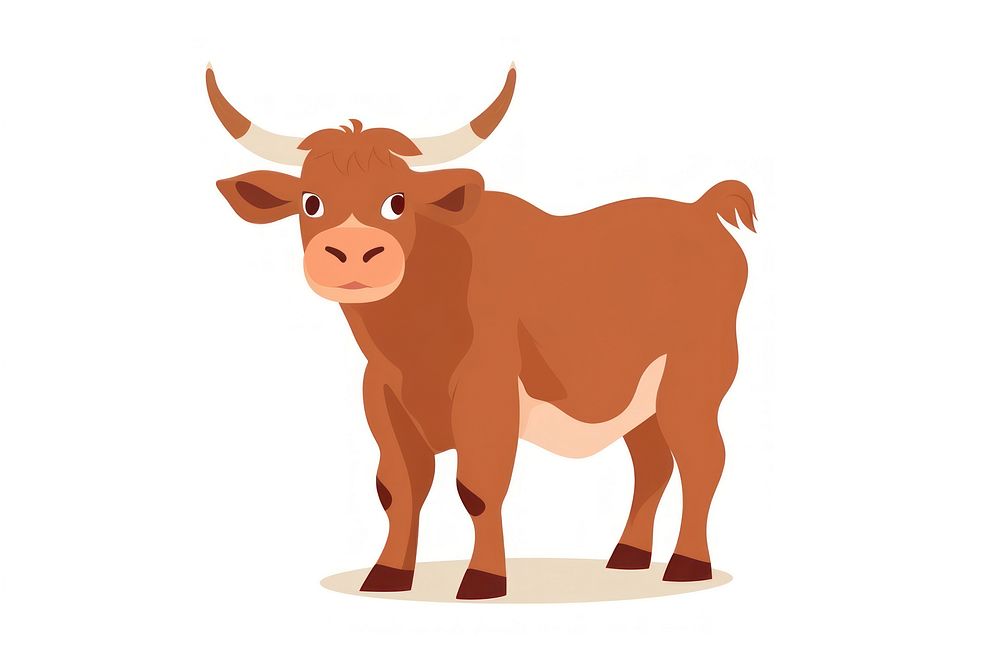 Bull illustration animal livestock.