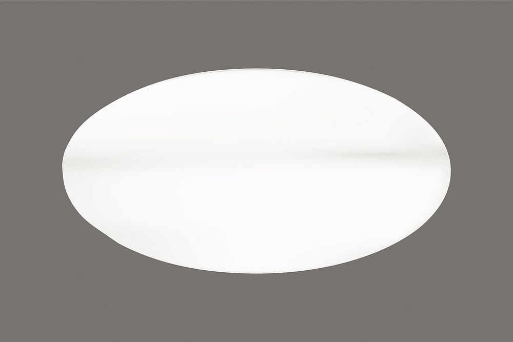 Minimalist ceiling light sticker