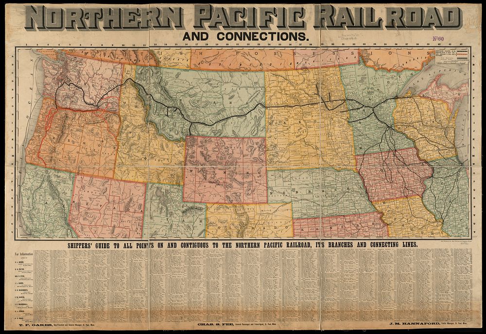             Northern Pacific Rail Road and connections          