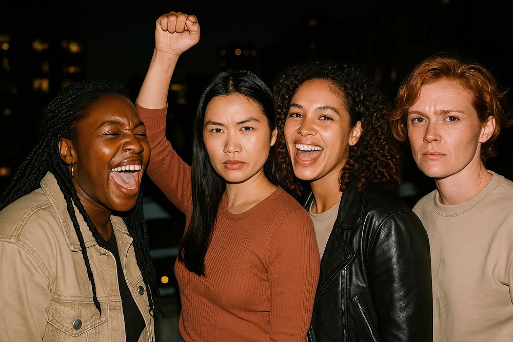 Empowered women expressing unity | Free Photo - rawpixel