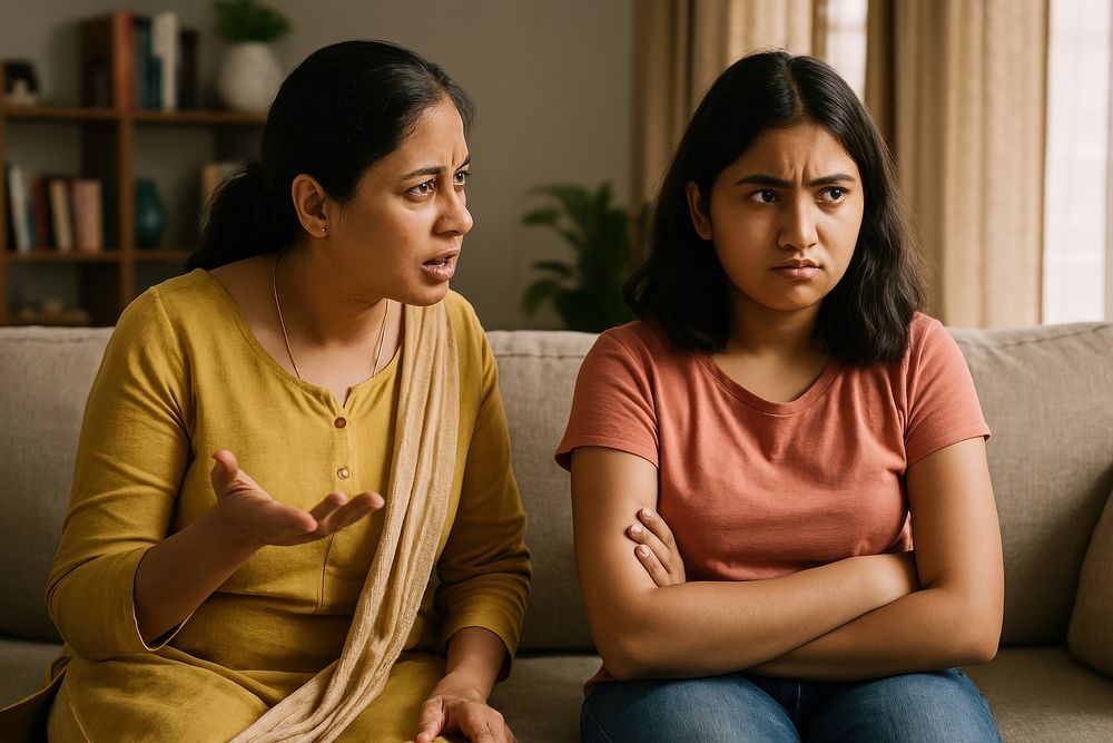 Mother daughter disagreement tension | Free Photo - rawpixel