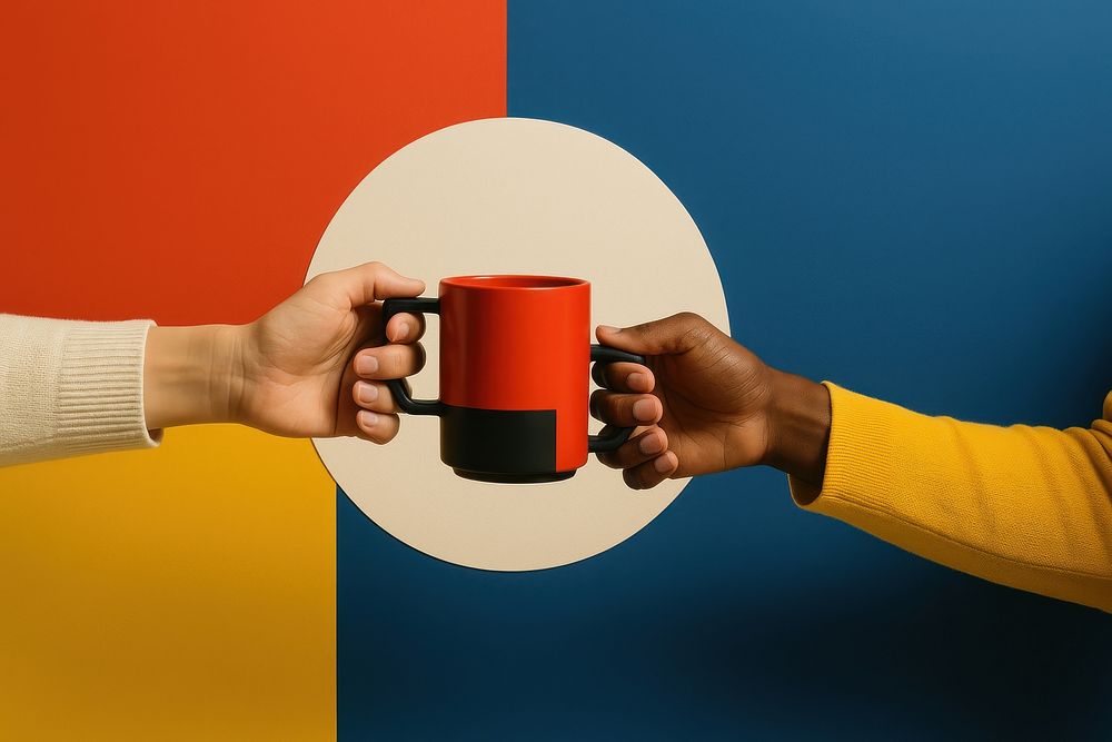 Colorful unity through coffee | Free Photo - rawpixel