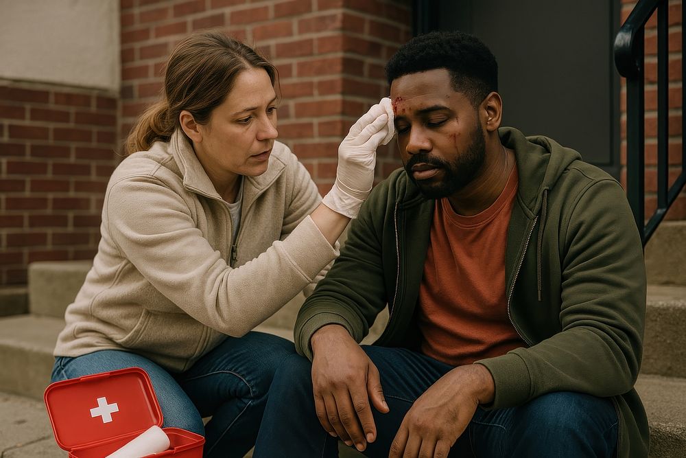 First aid assistance outdoors | Free Photo - rawpixel