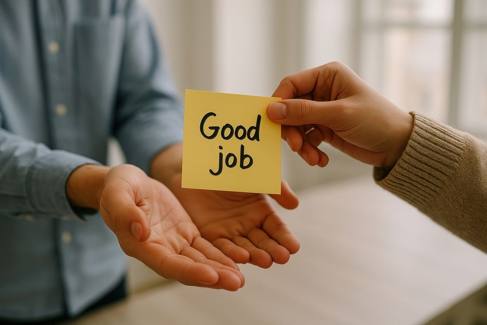 Encouragement note sharing hands | Free Photo - rawpixel