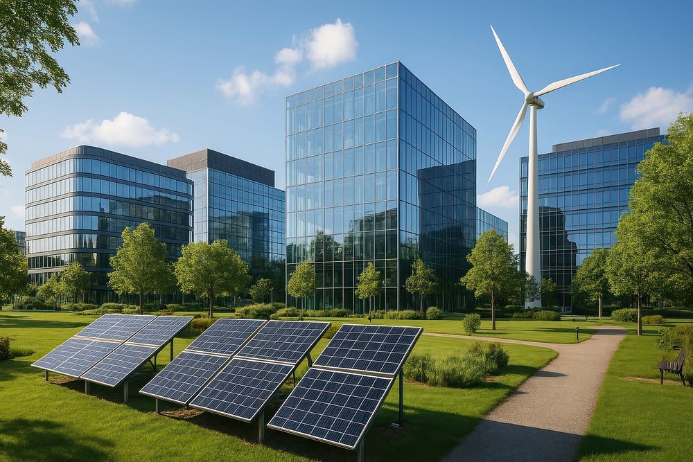 Sustainable energy modern architecture | Free Photo - rawpixel