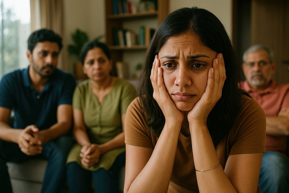 Family tension and emotional distress. Free Photo rawpixel