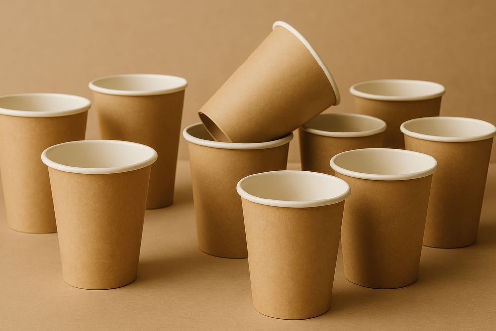 Eco-friendly brown paper cups | Free Photo - rawpixel