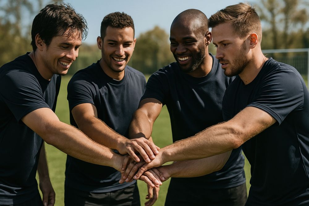 Teamwork unity outdoor joy | Free Photo - rawpixel