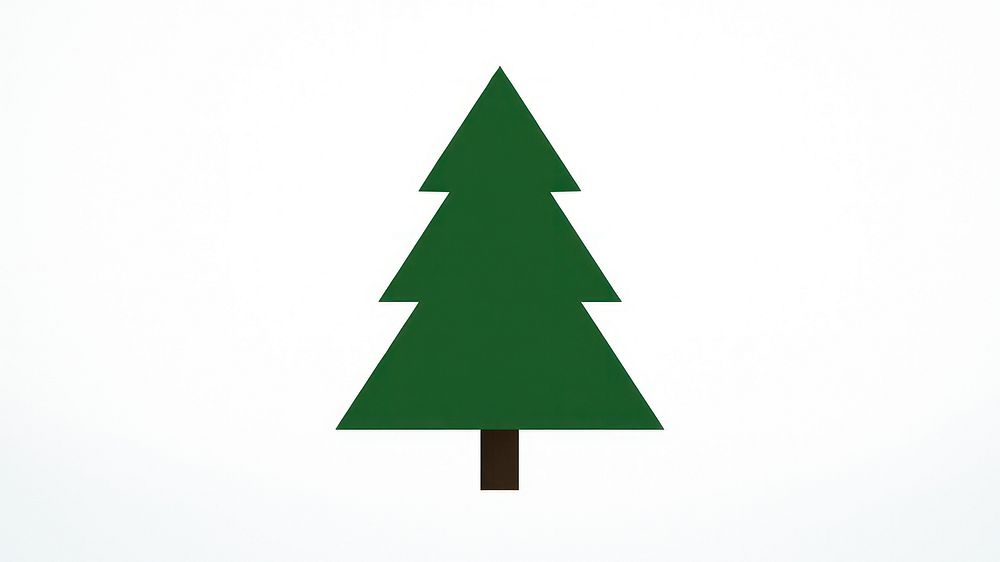 Simple geometric pine tree wallpaper | Free Photo Illustration - rawpixel