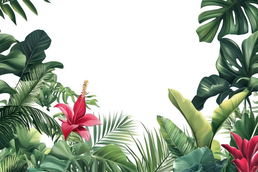 Tropical Jungle borders jungle tropical | Free Photo - rawpixel