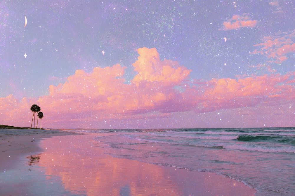 Beach Sunset Palm Tree Wallpaper Serene Images | Free Photos, PNG ...