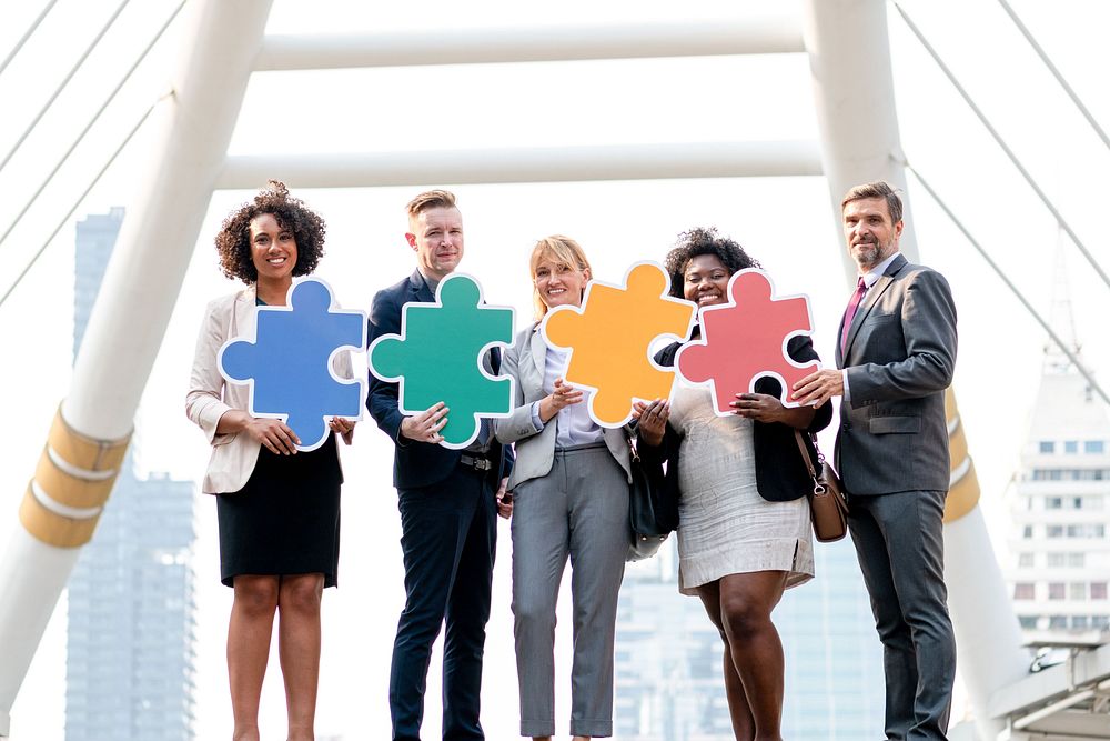 Puzzle+person Teamwork Images | Free Photos, PNG Stickers, Wallpapers ...