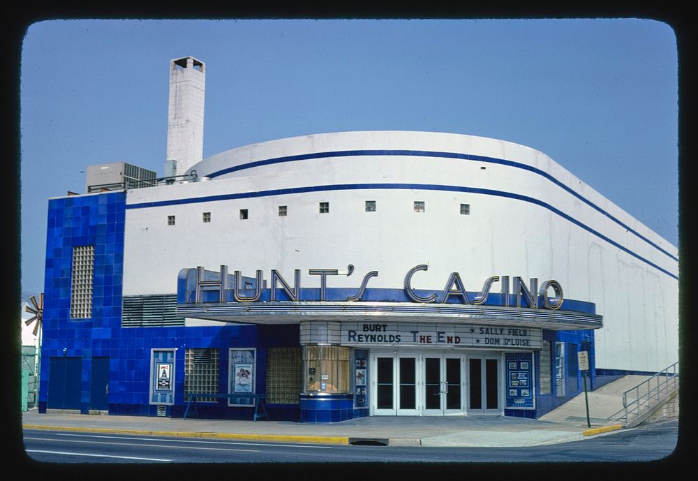 Hunt's Casino Theater, Wildwood, New Jersey (1978) photography in high resolution by John Margolies. Original from the…