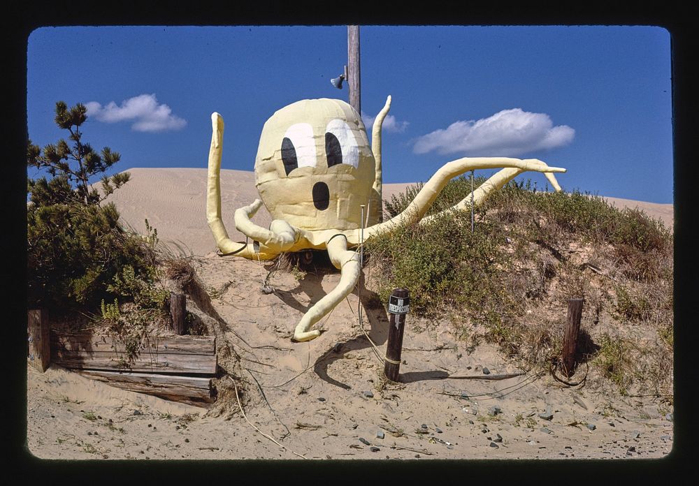 Jocky's Ridge mini golf, octopus, Nags Head, North Carolina (1985) photography in high resolution by John Margolies.…