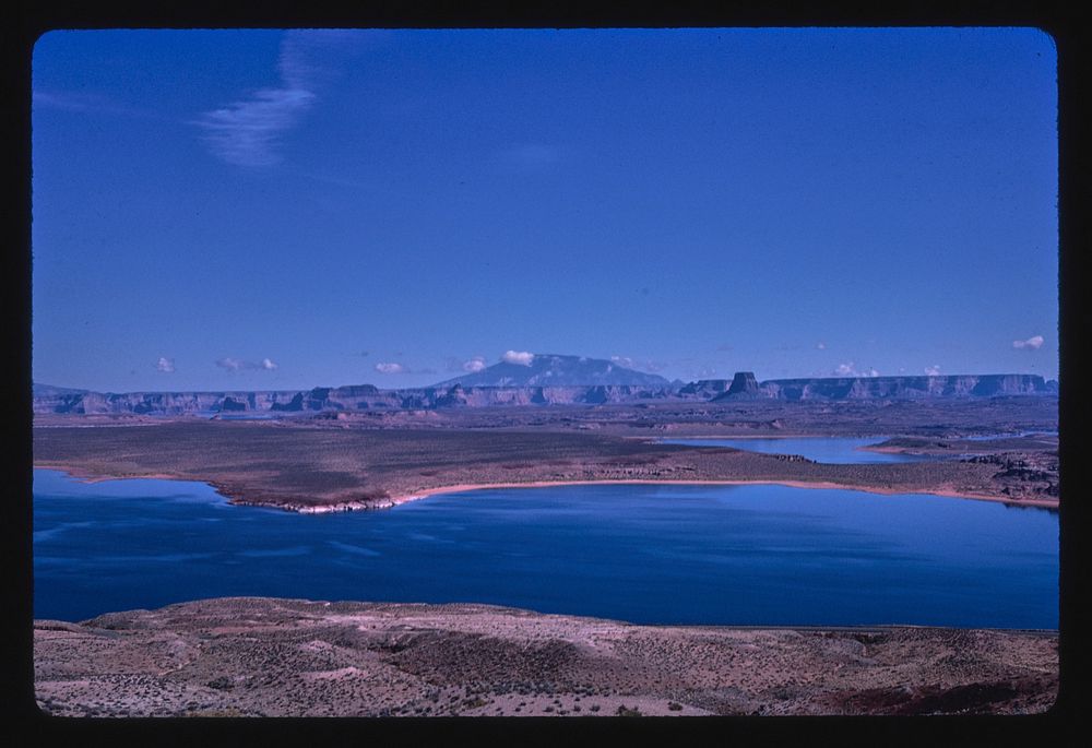 Lake Powell, Lake Powell, Arizona (1987) photography in high resolution by John Margolies. Original from the Library of…