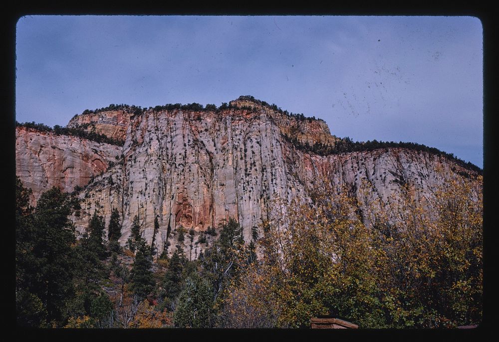 Zion National Park, Springdale, Utah (1987) photography in high resolution by John Margolies. Original from the Library of…