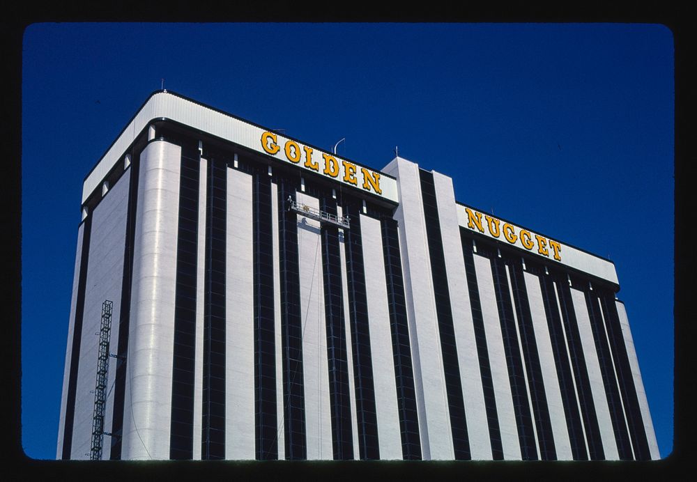 Golden Nugget Casino, Atlantic City, New Jersey (1985) photography in high resolution by John Margolies. Original from the…