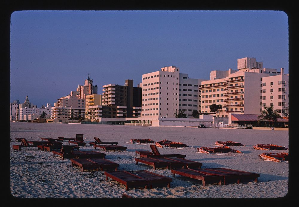 Fontainebleau Hilton, Miami Beach, Florida (1982) photography in high resolution by John Margolies. Original from the…