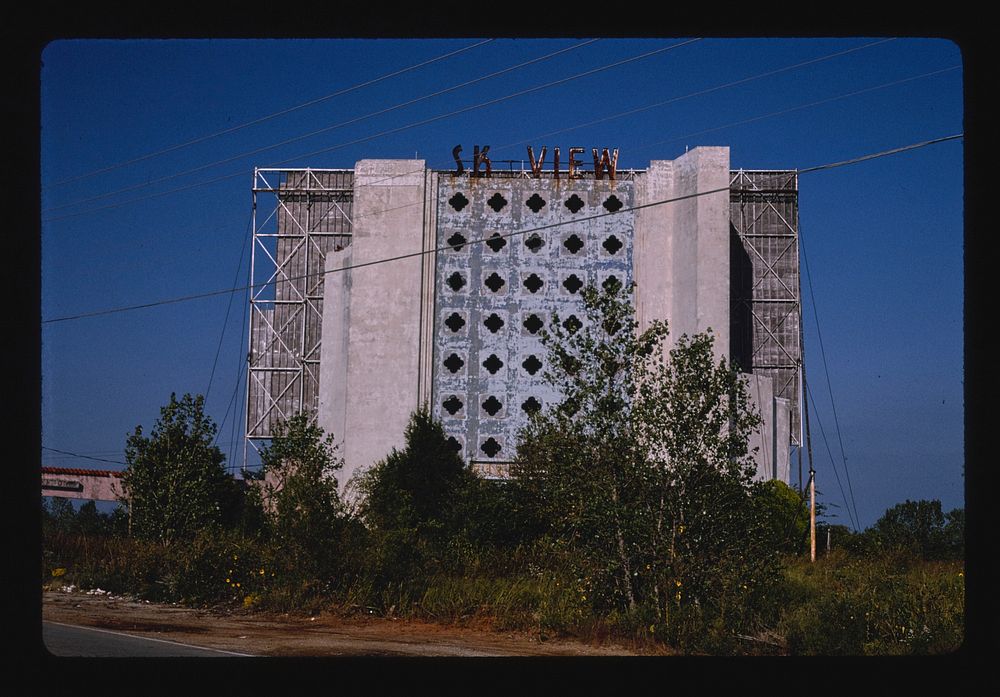 Sky View Drive-in Theater, Route 62, Oklahoma City, Oklahoma (1993) photography in high resolution by John Margolies.…