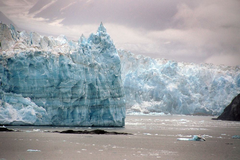 Hubbard Glacier at Alaska. Original public domain image from Flickr