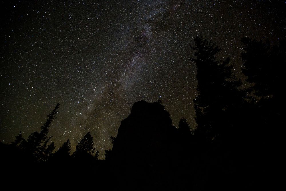 Milky Way over the Hoodoo. Original public domain image from Flickr