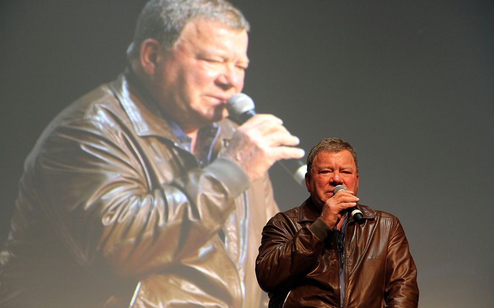 Larger than Life with William Shatner. Original public domain image from Flickr