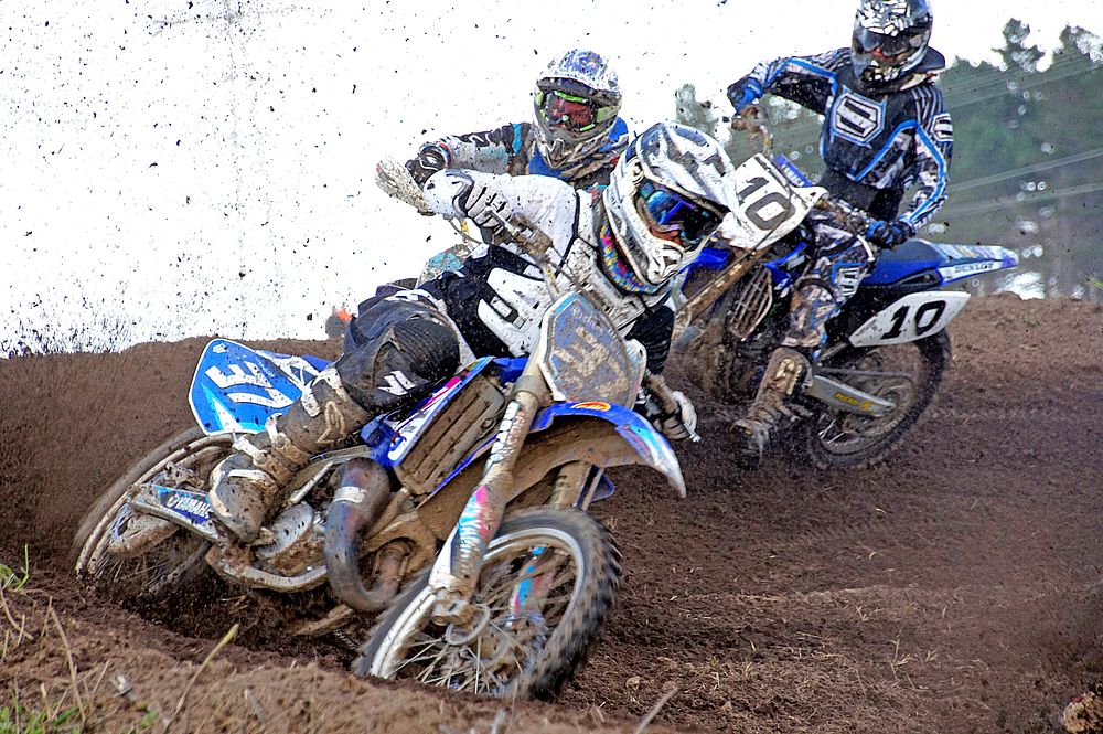 Motocross racing is done on off road courses. The motorcycles will race along muddy, rocky and hilly paths to see who can…