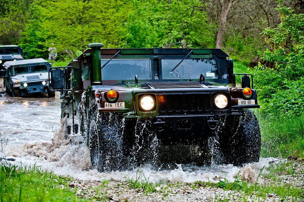 Reserve Soldiers conduct off-road driver training