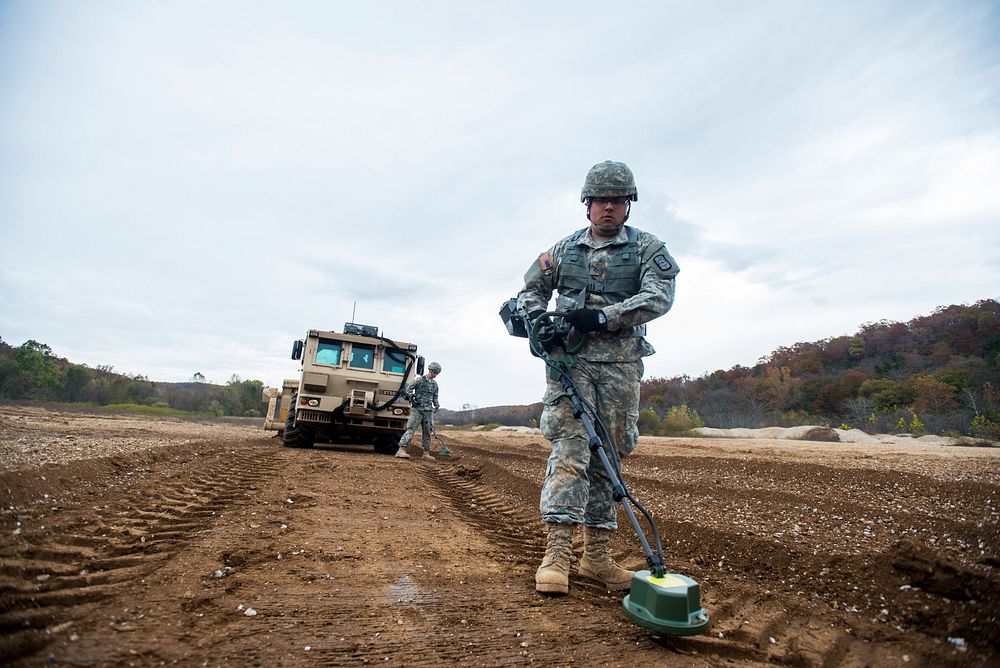 Army Reserve lays down the hammer, striking through minefields with a force(U.S. Army photo by Sgt. 1st Class Michel…