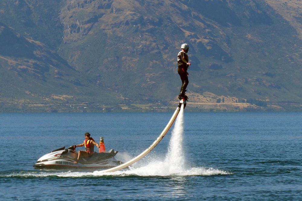 A Flyboard is a type of water jetpack attached to a personal water craft (PWC) which supplies propulsion to drive the…