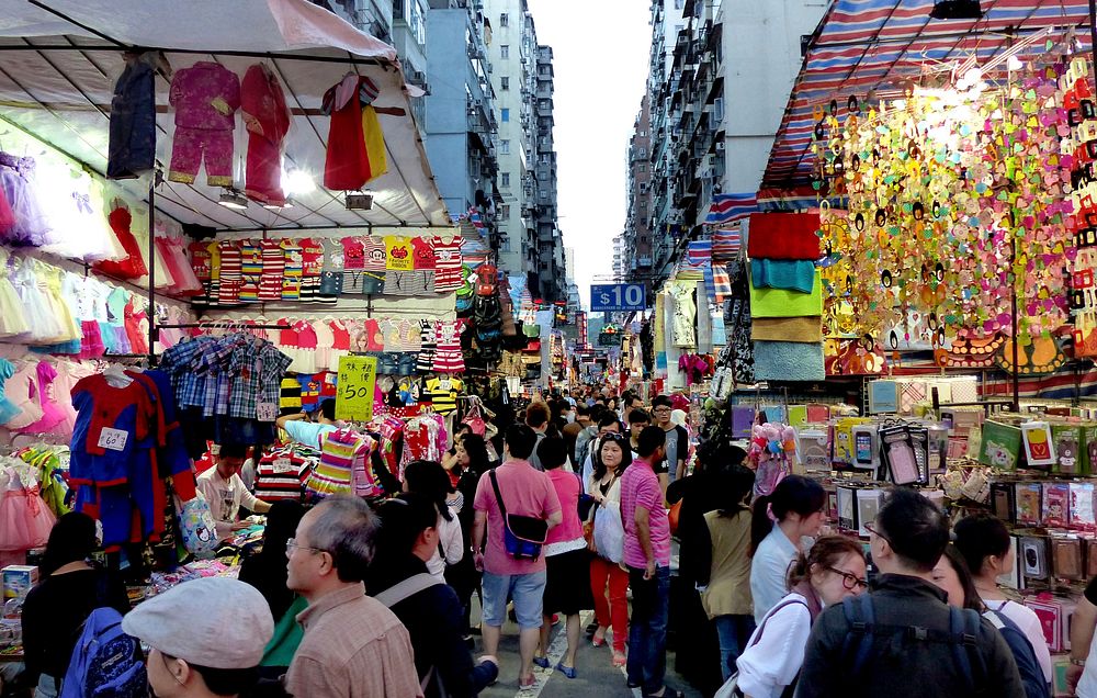 Night market Mongkok.