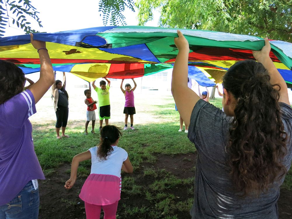 Play, Learn, Serve, Work Summer Camp Program - Ecosystem activityYMCA Youth participate in a fun activity relating to the…