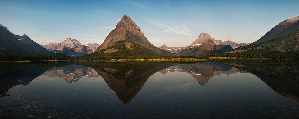 Many Pano Sunrise. Original public domain image from Flickr