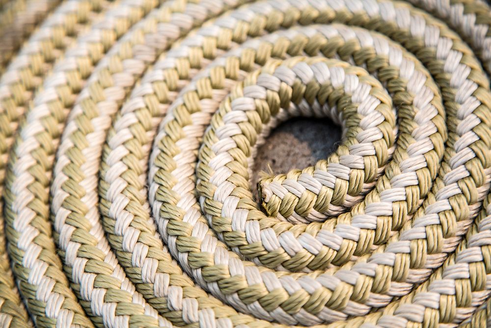 Rope Coil. Original public domain image from Flickr