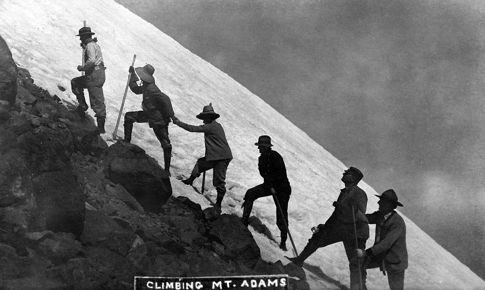 Mt. Adams Climbing, WA. Original public domain image from Flickr