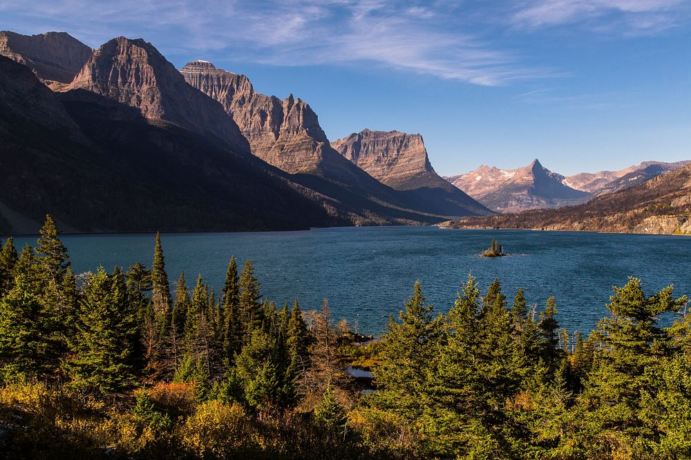 Windy Wild Goose Island Overlook. Original public domain image from Flickr