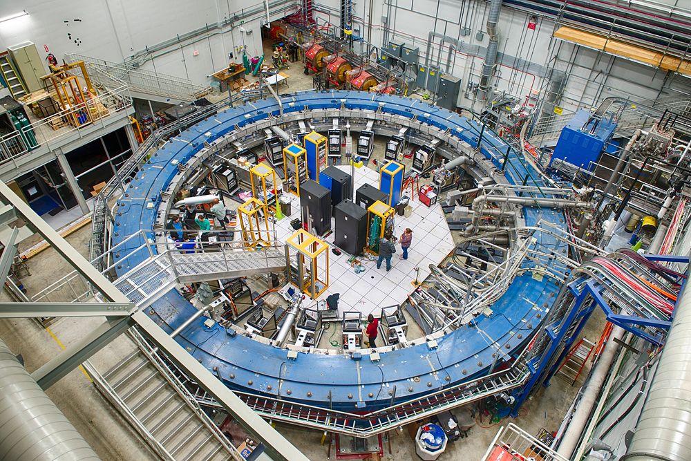 Muon g-2 repurposes a magnet from Brookhaven Laboratory to study the magnetic moment of the muon at Fermilab.