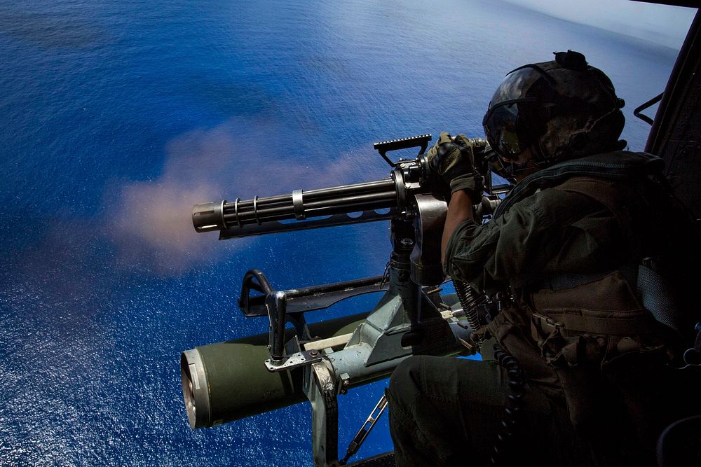 Cpl. Cristina Fuentes, a UH-1Y Venom helicopter crew chief assigned to Marine Medium Tiltrotor Squadron 262 (Reinforced)…