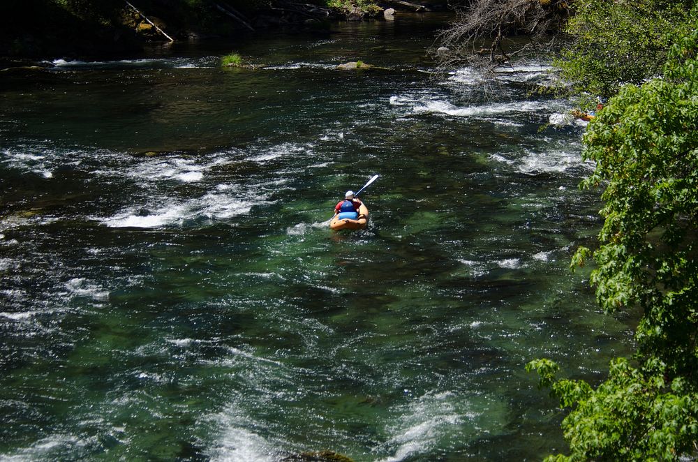 River recreation on the "Wild and Scenic" north Umpqua River