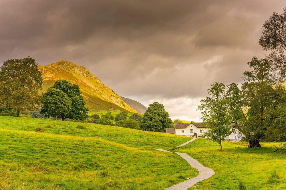 Allan Bank Path. Original public domain image from Flickr