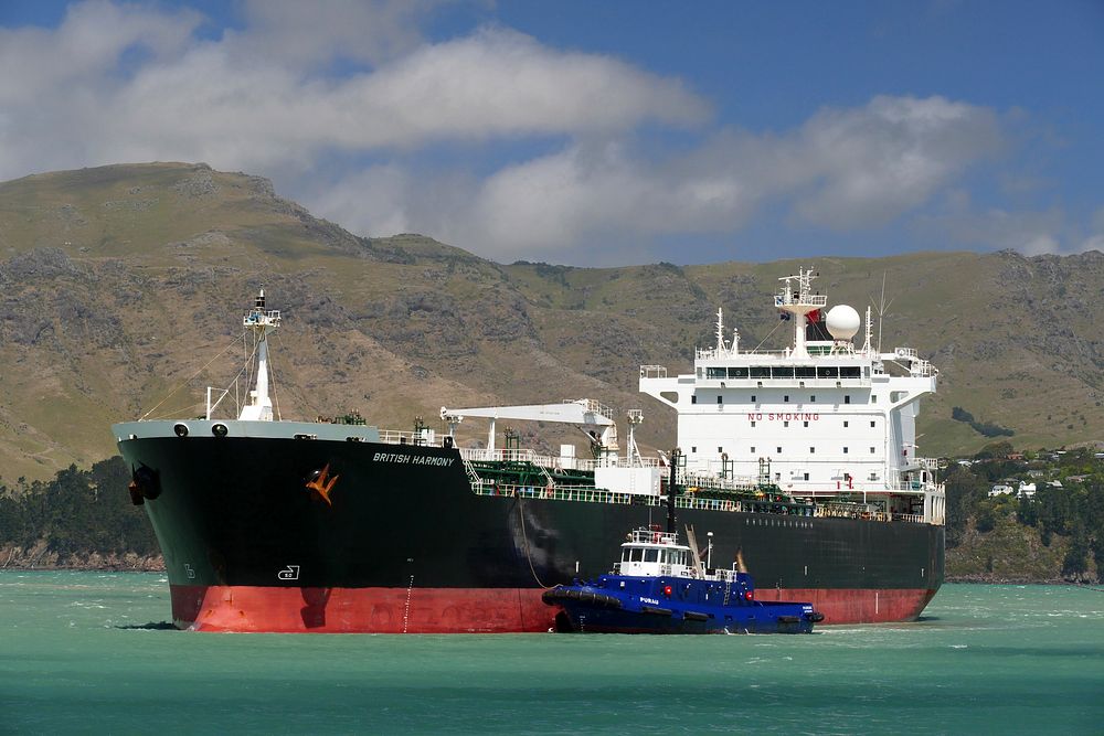 Oil tanker. Original public domain image from Flickr