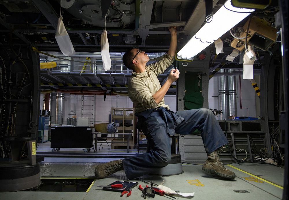 Alaska Air National Guard Staff Sgt. Rafie Baez, a helicopter maintenance mechanic assigned to the 176th Maintenance…