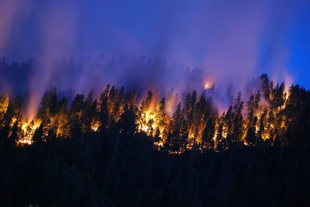 The Happy Camp Complex Fire in the Klamath National Forest in California began on Sep. 17, 2014 from lightening and has…