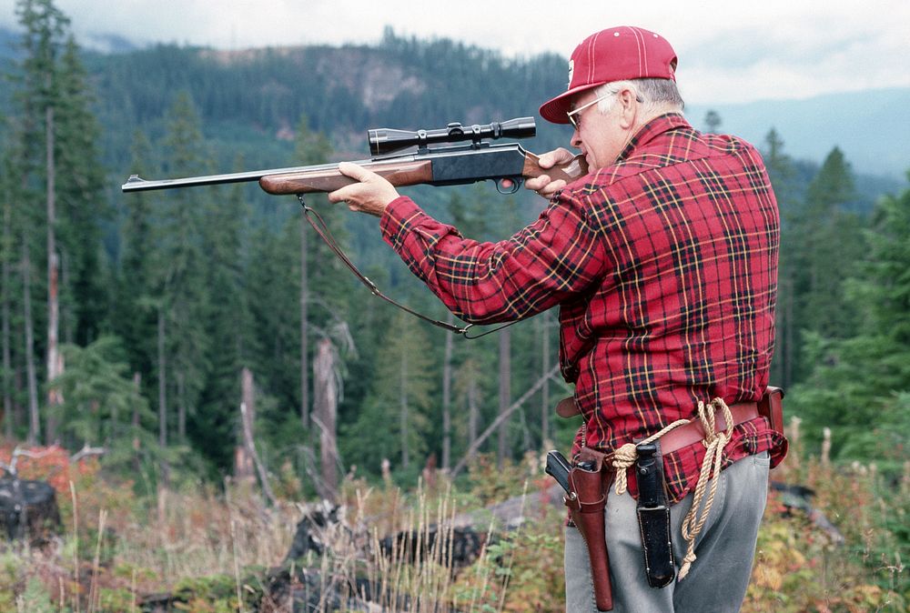 Hunting, Mt Baker-Snoqualmie National Forest. Original public domain image from Flickr
