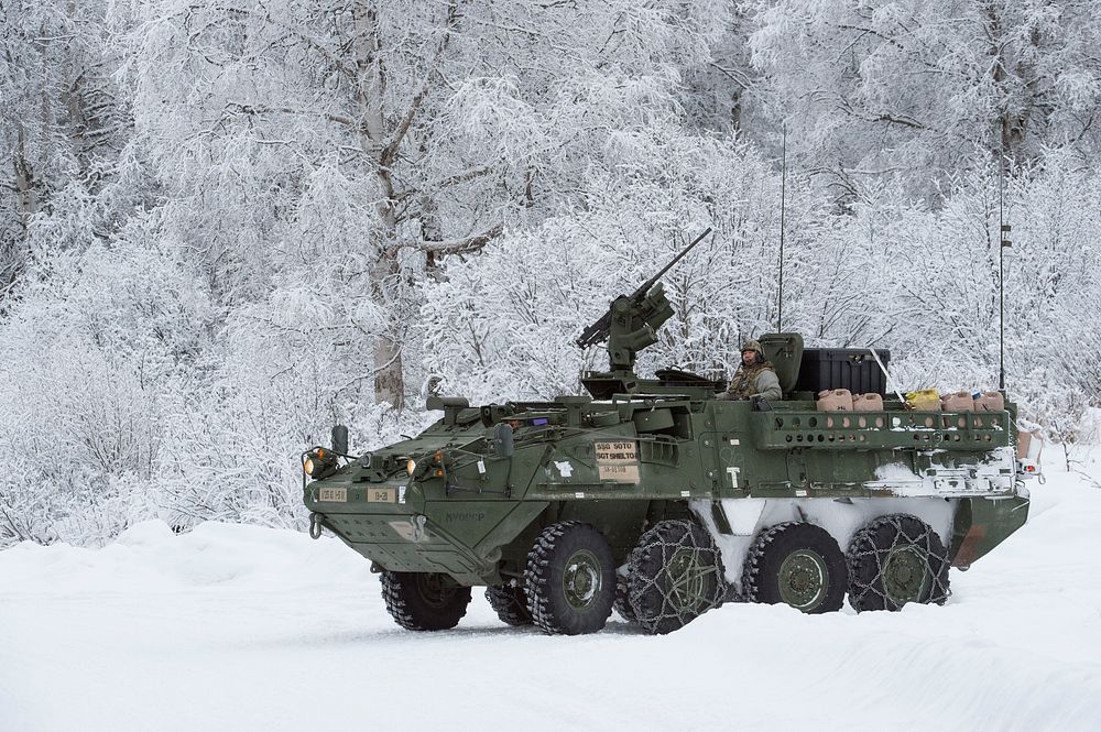 Soldiers assigned to Bayonet Company, 1st Battalion, 5th Infantry Regiment, 1st Stryker Brigade Combat Team, 25th Infantry…