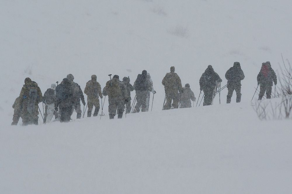 U.S., Allied, and partner-nation Soldiers from nine countries participate in the Cold Regions Military Collaborative…