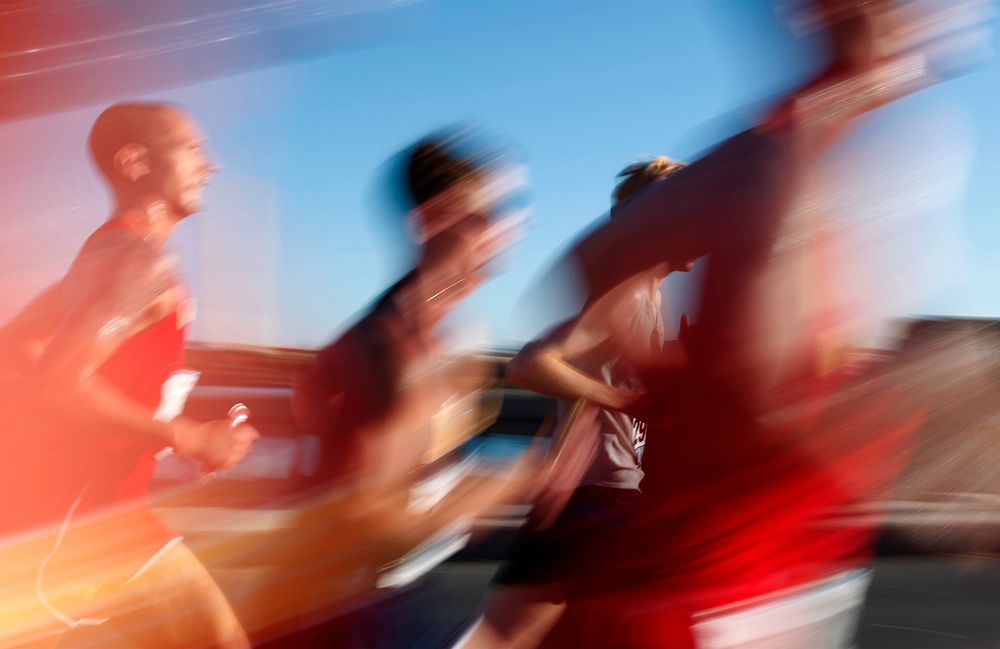 Nearly 21,000 runners crossed the start line at this year’s Marine Corps Marathon Oct. 25, 2009.